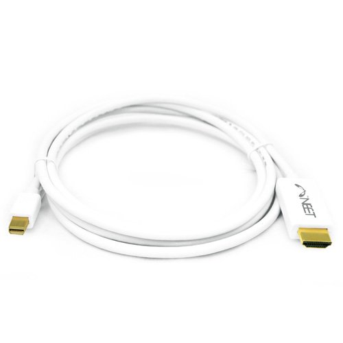 1.8m - Mini DisplayPort to HDMI Cable by Neet® - ( VIDEO Adapter lead for Apple iMac- Unibody MacBook - Pro - Air & PC with Mini DP etc. )**Supports Audio**