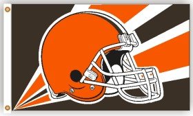 Childrens Toyshop  Sporting Goods : Cleveland Browns Premium 3' x 5' Flag