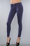 Blank Denim The Spray-On Denim Pant in Purple,Denim for Women