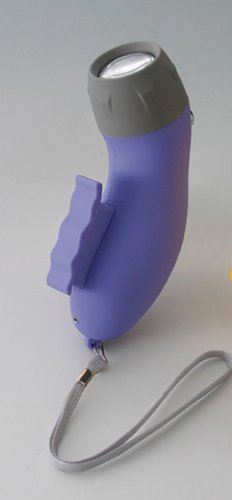握って充電グリップライト 点灯ロックスイッチ付 パープル