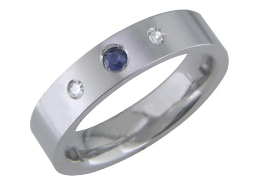 Lui- Men's Sapphire & Diamond Ring Lui- Men's Sapphire & Diamond Ring
