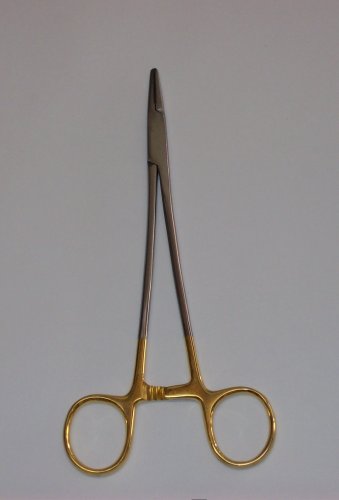 Mayo-Hegar Needle Holder 14cm German Stainless Steel with Tungsten Carbide Inserts