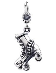 Sterling Silver Roller Skate Charm Dangle