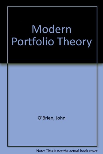 Modern Portfolio Theory