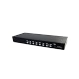StarTech.com SV831DUSBAU 8 Port Rack Mount USB VGA KVM Switch with Audio (Audio Cables Included)