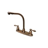8 High Arch Kitchen Faucet- Antique Copper