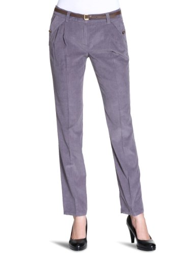 NafNaf Damen Hose/ Lang P42, Gr. 38 (FR 40), Grau (1513 Gris stormy) Preisvergleich