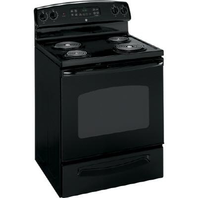 GE QuickClean JBP35DMBB 30in Electric Range - Black