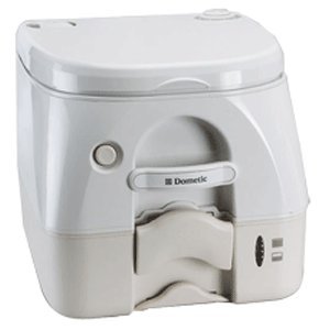 New-DOMETIC 972 PORTABLE TOILET 2.6 GAL TAN - 37720