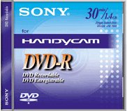 8cm Write-Once DVD-R for Camcorders