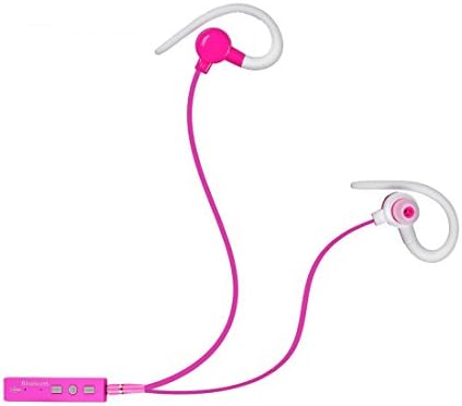 Flyingman Wireless Bluetooth Outdoor Sport Stereo Earphone with Microphone for Cellphone and Bluetooth Devices-Scarlet&White