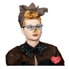 I Love Lucy Nose on Fire Die-Cut Photographic Magnet