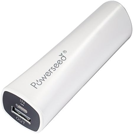 Powerseed Rainbow PS2200E White Power Bank USB Portable Charger Samsung Galaxy S6, S5, Samsung Gear, Note 4, Apple Watch, iPhone 4, iPhone 5, iPhone 5S, iPhone 5C, iPhone 6, iPhone 6 Plus, Android Phones, iPad, Android Tablet, Windows Tablet, Go Pro Hero Camera, PSP, Nintendo 3DS, Sony Playstation Vita, Drones and more (WHITE)