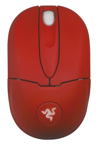 Pro Click Mobile Bluetooth Wireless Notebook Mouse for Mac/PC--Spice Red