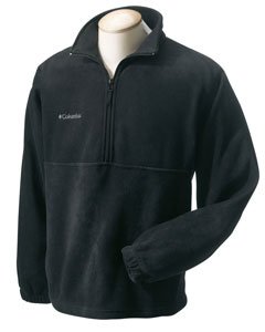 Columbia Unisex Hemlock Ridge Pullover Fleece Jacket, Black, Small