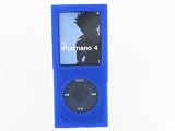 Fosmon® Premium Quality Apple iPod nano 4th Generation 8Gb 16Gb Silicone Skin Case - Blue