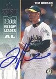 Tim Hudson, Oakland Athletics Autographed Card