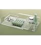 Expandable Acrylic Organizer (Clear) (2.2"H x 6.9"W x 8.9"D)