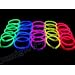 100 x Glow Sticks, 8" long with 100 Connectors