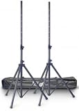 Produkt-Bild: Stagg SPS10-ST BK SET 2-Piece Steel Speaker Stand Set with Bag