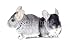 Wallmonkeys Peel and Stick Wall Decals - Two Chinchillas on White Background - Removable Graphic