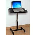 General Office Rollbarer Notebook-Arbeitstisch in Rosenholz-Optik