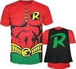 DC Comics Robin Muscle and Cape Costume T-shirt
