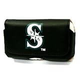 Seattle Mariners Baseball Cell Phone Case with Magnetic closure and Belt Loops with Free Lanyard Set.