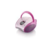 Lenco SCD-24 MP3 Stereo UKW-Radio (CD/MP3-Player, Teleskopantenne) pinkvon "Lenco"