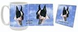 Boston Terrier Mug and Coaster Combo