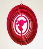 Red Lady 12 inch Wind Spinner