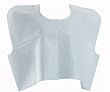 Medline Disposable Patient Gowns and Capes - Cape, White, 30" x 21" - Qty of 100 - Model NON24248