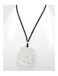 Polyester Necklace In 92.5 Sterling Silver