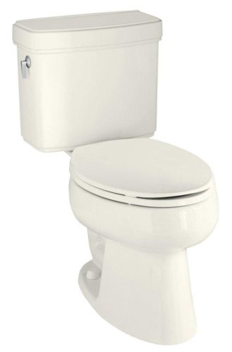 Buy KOHLER Highline Comfort Height Elongated Toilet Bowl, Biscuit #K-4274-96