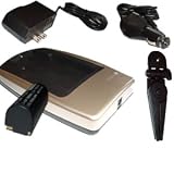 HQRP Replacement {COMBO} Premium Charger Set + NP-80 NP80 Battery for Fuji FujiFilm FinePix 4800, 4900, 6800, 6900, MX1700, MX 2700, MX2900 + HQRP Tripod