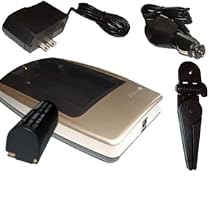 HQRP Replacement {COMBO} Premium Charger Set + NP-80 NP80 Battery for Fuji FujiFilm FinePix 4800, 4900, 6800, 6900, MX1700, MX 2700, MX2900 + HQRP Tripod