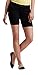 Aeropostale Women's Solid Bermuda Uniform Shorts