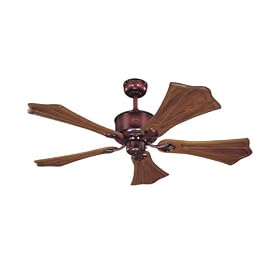 Westinghouse 72449 Oak Harbor 56-Inch Five-Blade Ceiling Fan, Rustic Bronze with Imperial Oak Blades