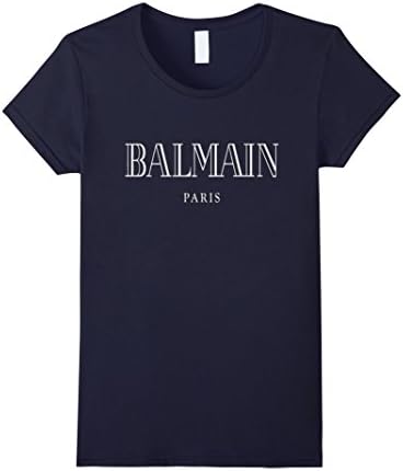 Women's Balmain t shirt Medium Navy
