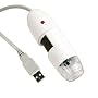 USB Digital Microscope - up to 200x Magnification (White)