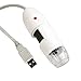 USB Digital Microscope - up to 200x Magnification (White)