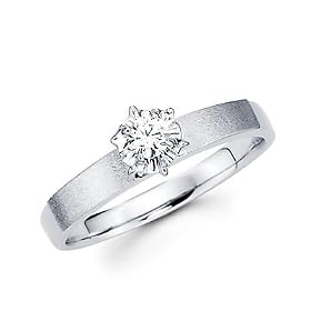 .10ct Diamond 14k White Gold Solitaire Round Engagement Ring (G H Color, SI2 Clarity) .10ct Diamond 14k White Gold Solitaire Round Engagement Ring (G-H Color, SI2 Clarity)