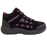 Mens Black Treking Walking Hiking Trail Trainers Shoes Boots