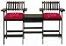 Wisconsin Double Spectator Chair - Oak Finish - NCAA Team