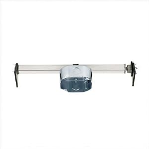 Ceiling Fan or Light Fixture Support Brace with Locking Teeth