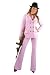 Pink/Black Pinstripe, Size Teen (12-16) - Gangster Moll Suit (Hat and Gun not included)