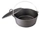 King Kooker CI12F 12-Quart Cast Iron Dutch Oven