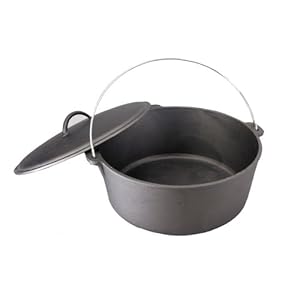 King Kooker CI12F 12-Quart Cast Iron Dutch Oven by 