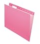 Pendaflex Essentials Hanging Folders, 25 Per Box, 1/5 Cut, Letter, Pink (81609)