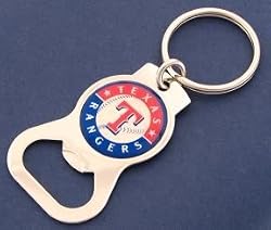 Texas Rangers Bottle Opener Keychain